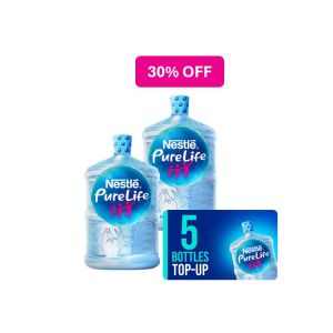 Special Saving: 2 Empty Bottles (18.6L) + 5 eCoupons with 30% Discount